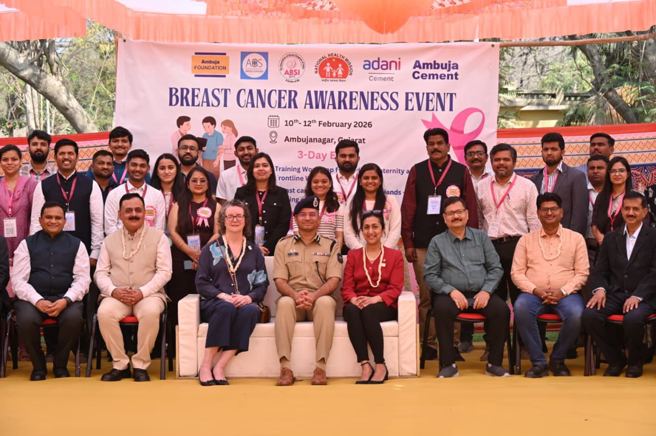 Ambuja Cements Supports Three-Day Breast Cancer Awareness Programme at Ambujanagar
